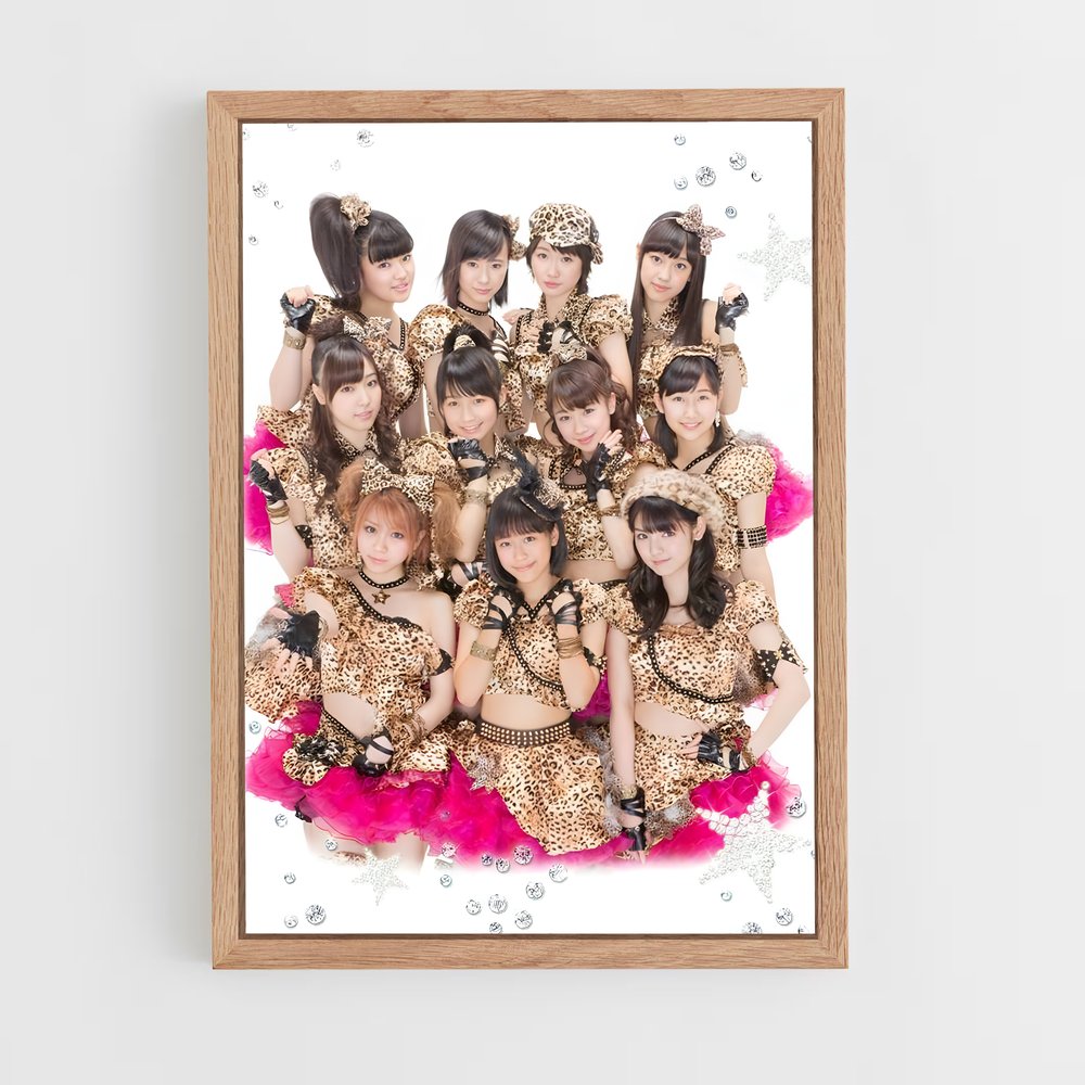ap-morning musume-1 cadre Bois clair