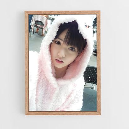 ap-morning musume-5 cadre Bois clair