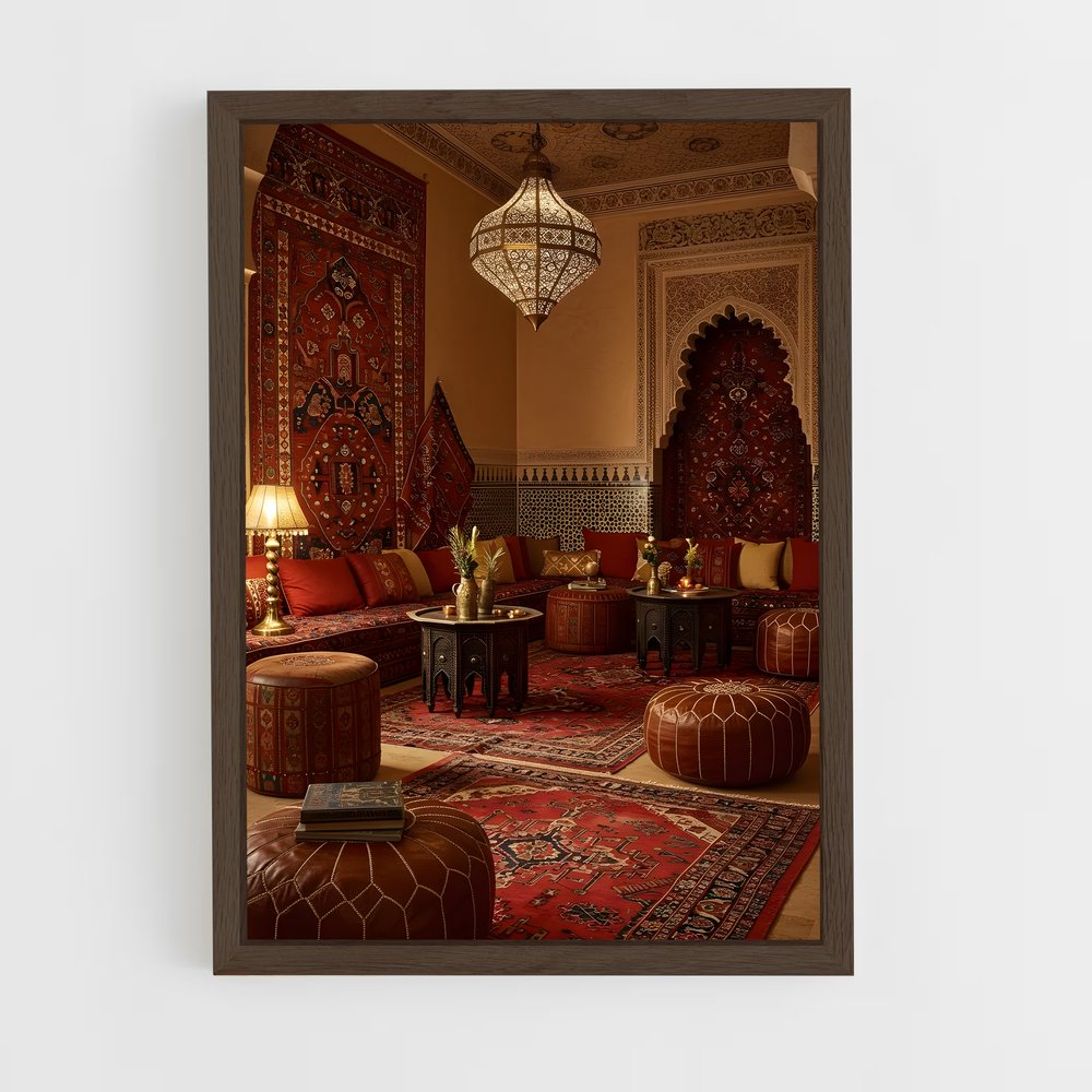 ap-moroccan-1 cadre Bois foncé