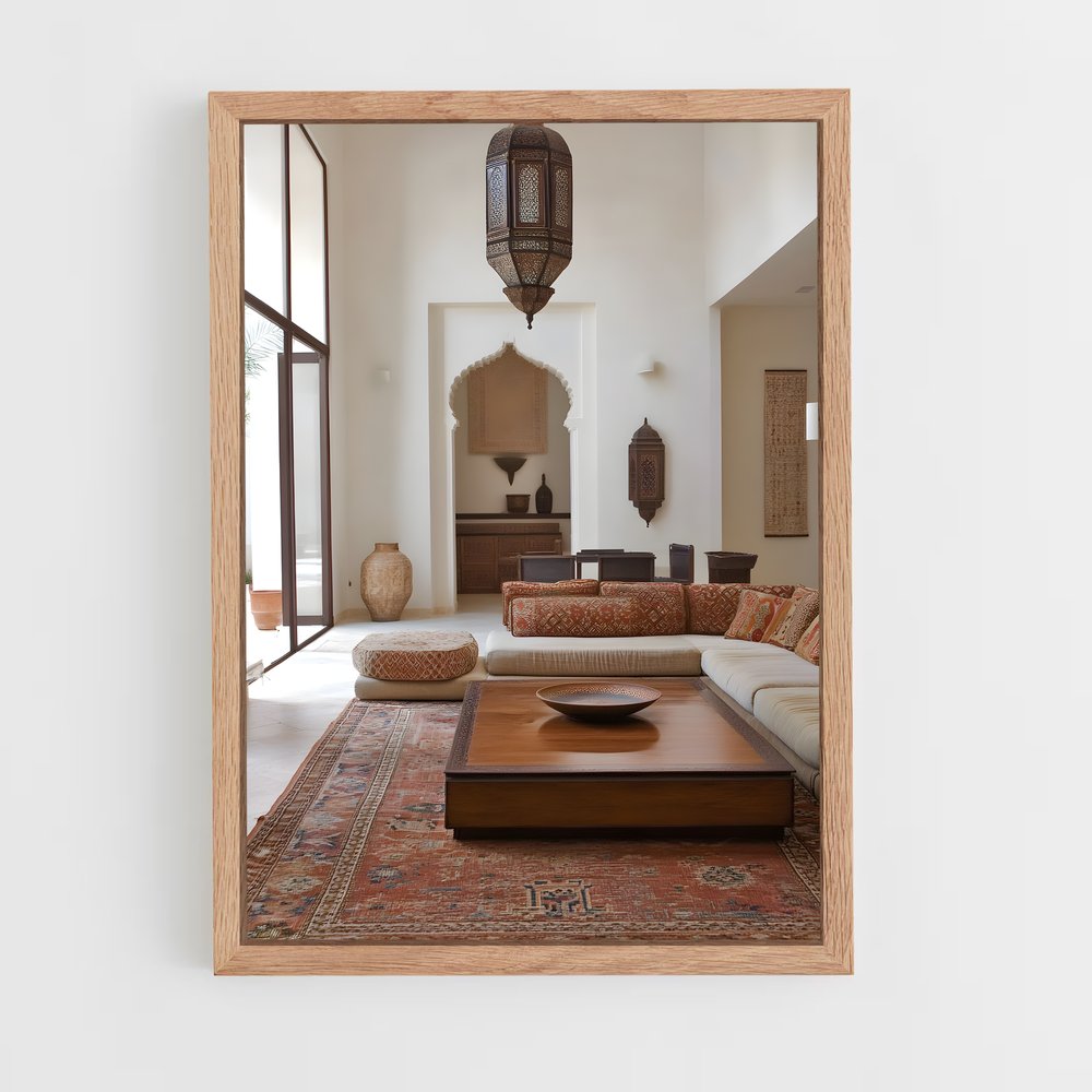 ap-moroccan-11 cadre Bois clair
