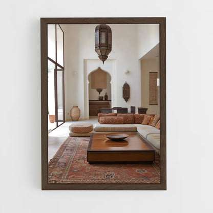 ap-moroccan-11 cadre Bois foncé