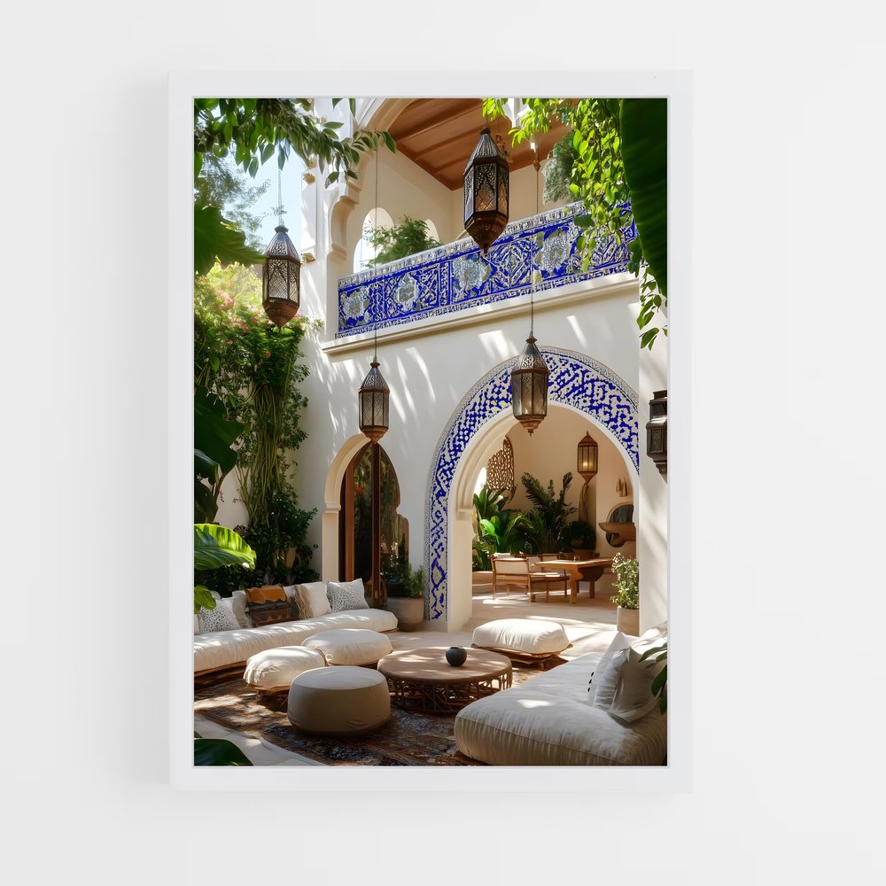 ap-moroccan-14 cadre Blanc