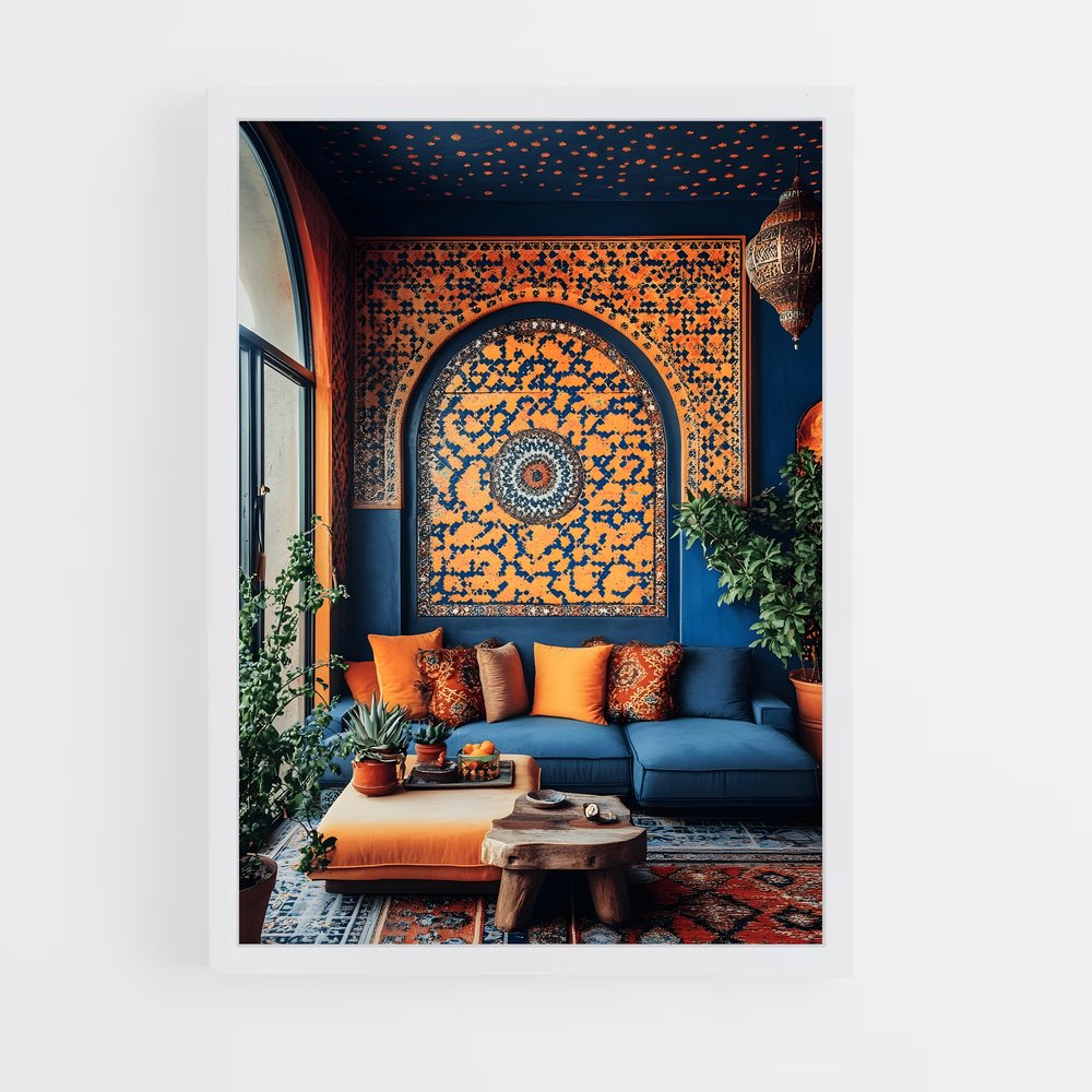 ap-moroccan patterns-4 cadre Blanc