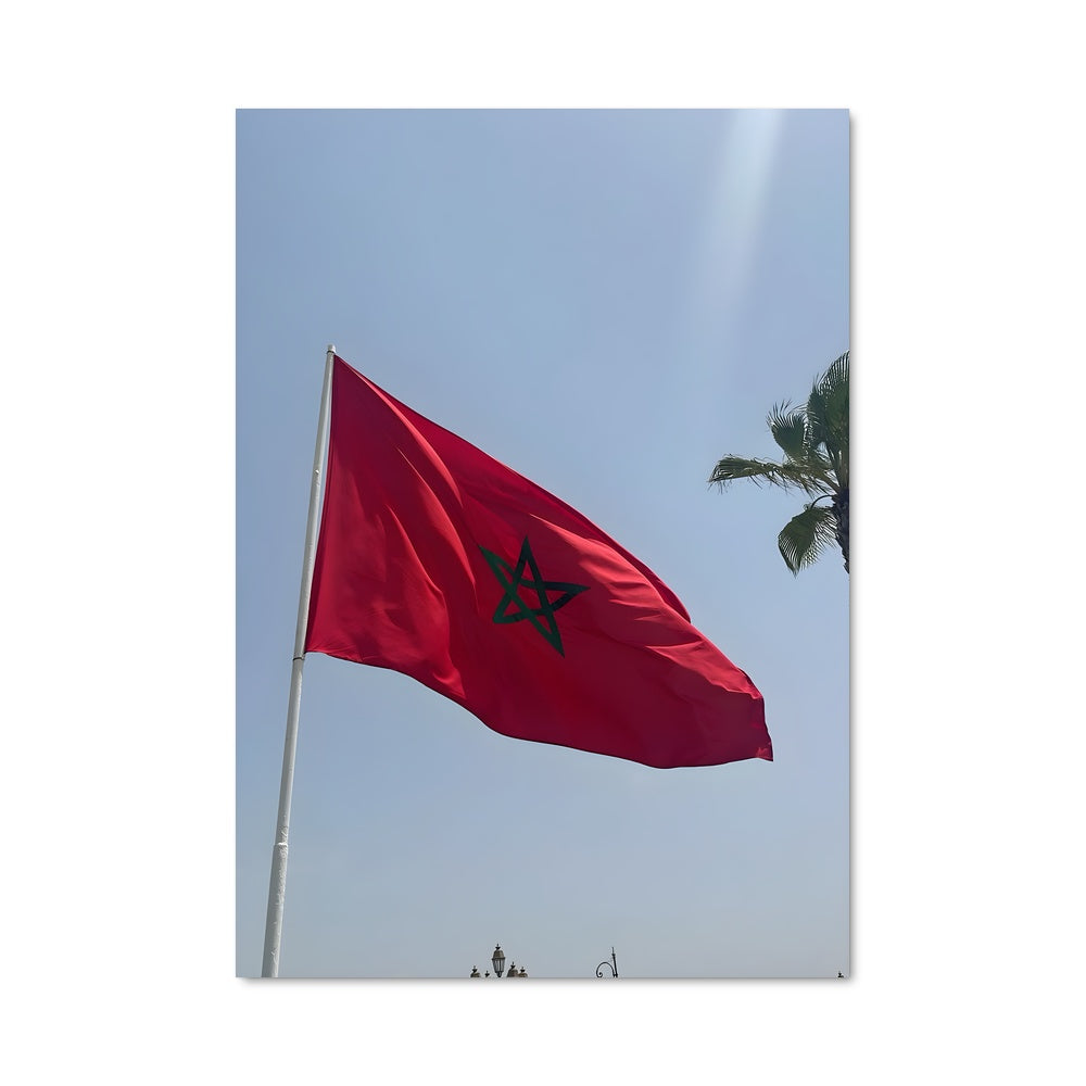 Poster Morocco flag 85567