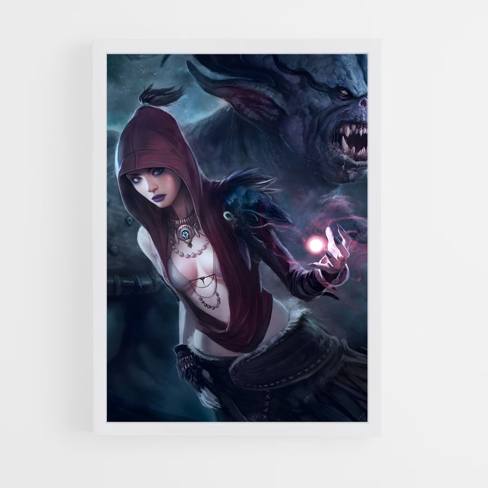 ap-morrigan dragon age-4 cadre Blanc