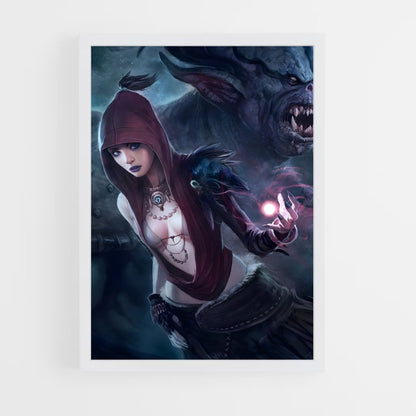 ap-morrigan dragon age-4 cadre Blanc