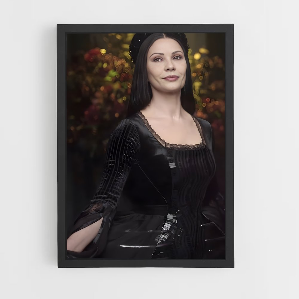 ap-morticia addams-3 cadre Noir