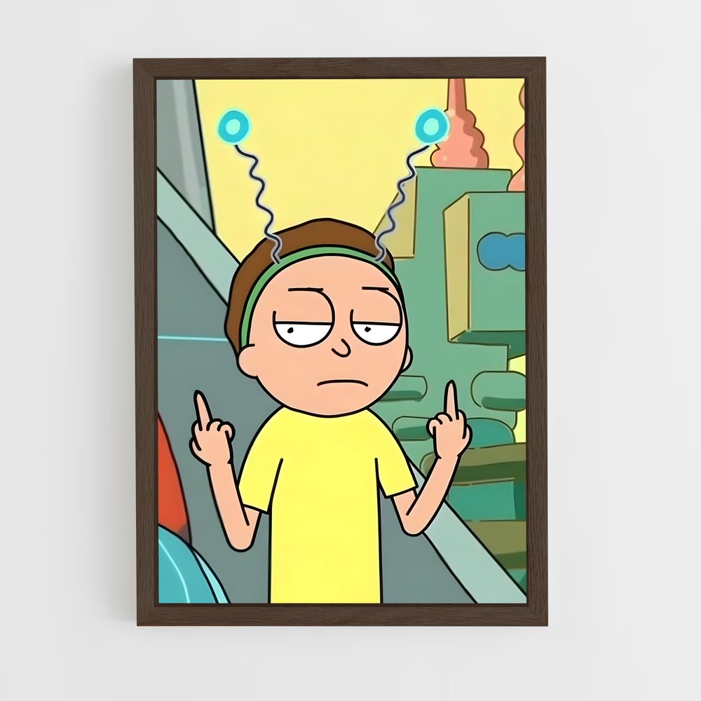 ap-morty smith-2 cadre Bois foncé