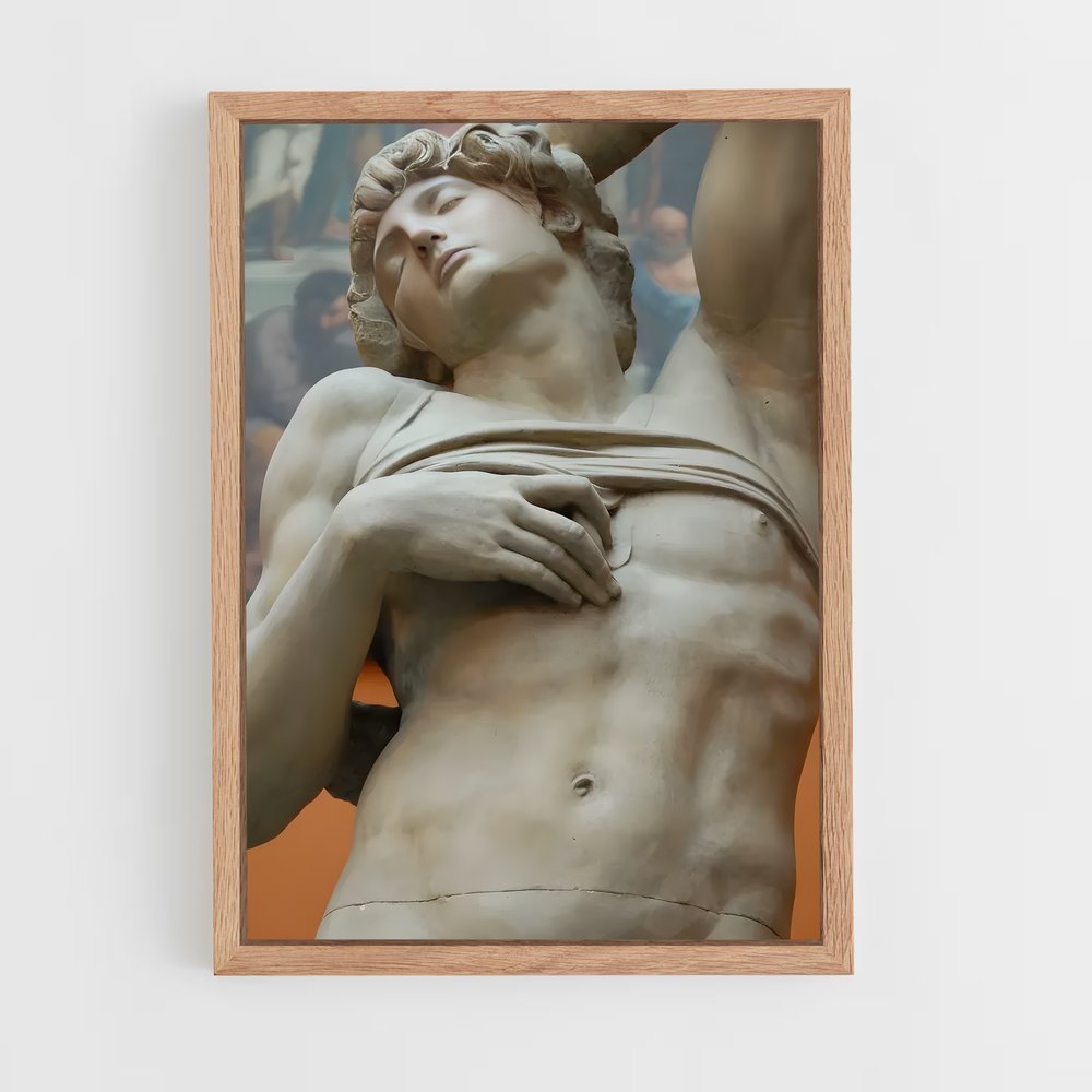 ap-moses michelangelo-5 cadre Bois clair