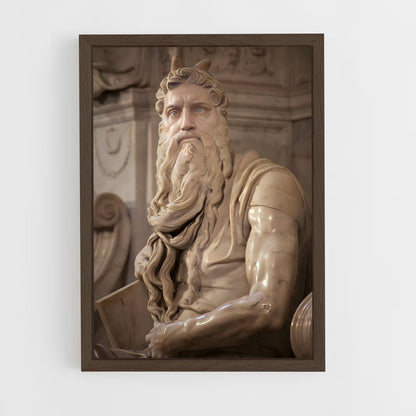 ap-moses michelangelo-8 cadre Bois foncé