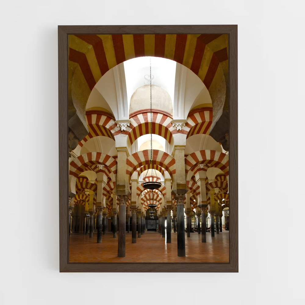 ap-mosque cordoba-4 cadre Bois foncé