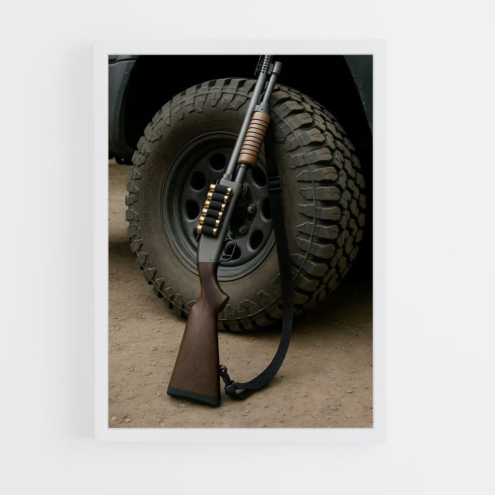 ap-mossberg 500-1 cadre Blanc