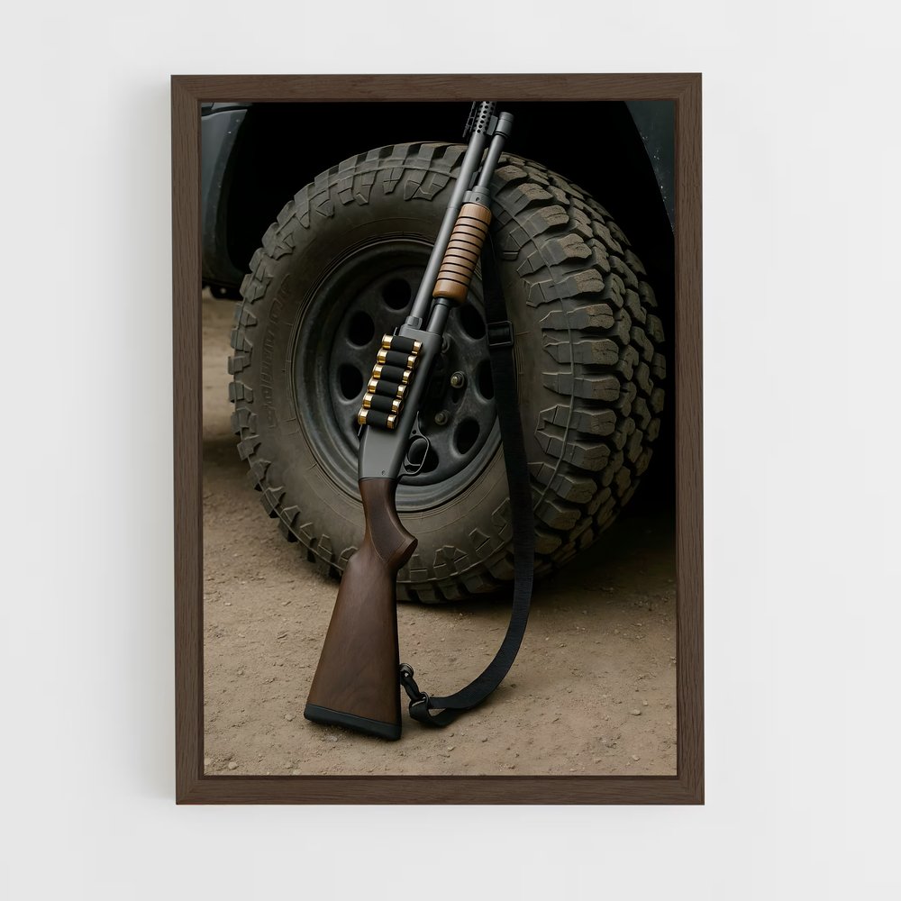 ap-mossberg 500-1 cadre Bois foncé