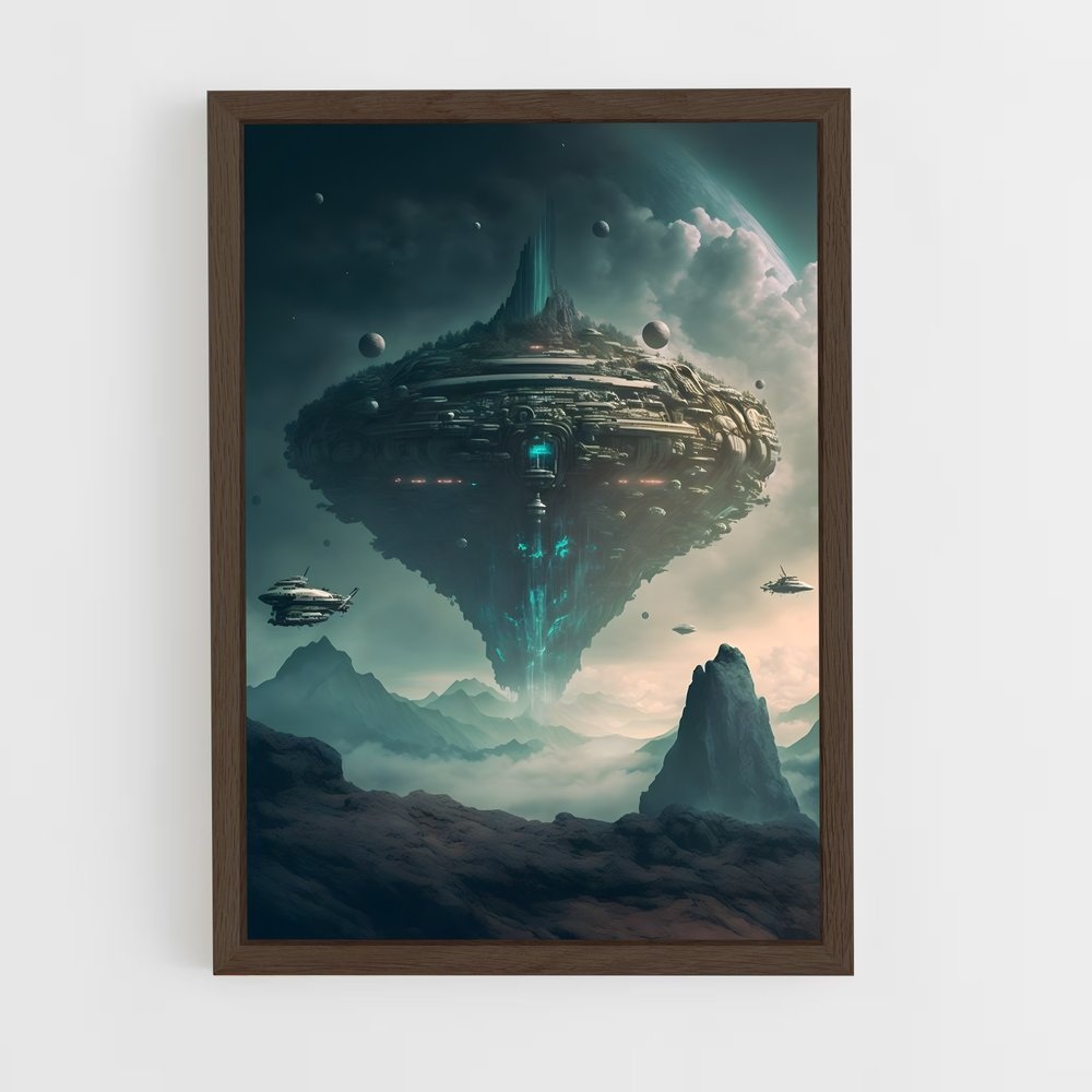 ap-mother ship-1 cadre Bois foncé