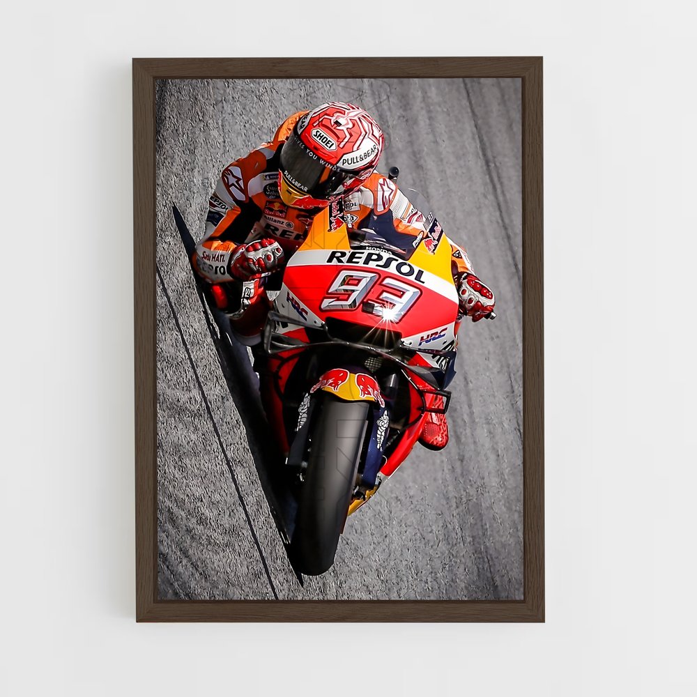 ap-motogp-11 cadre Bois foncé