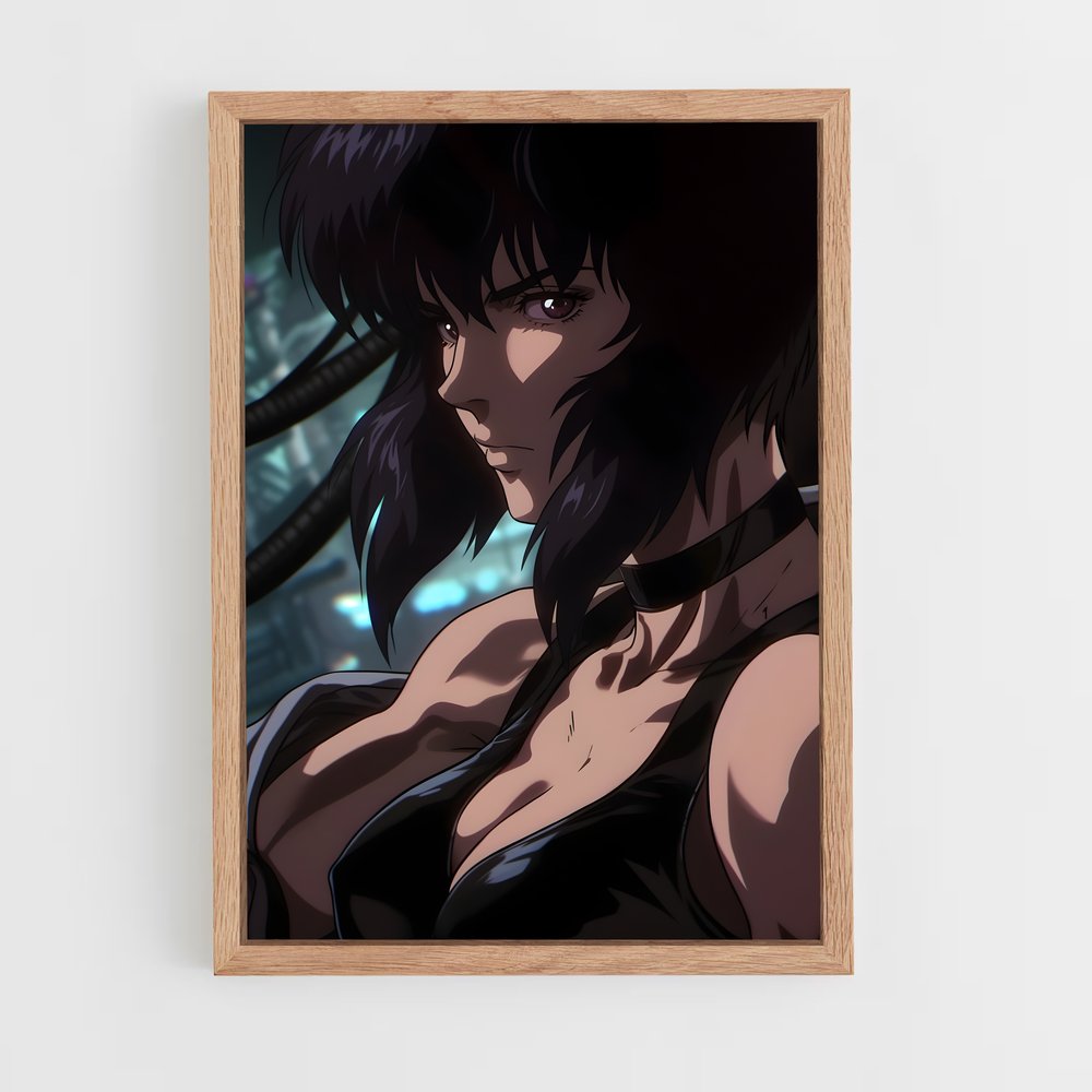 ap-motoko kusanagi-10 cadre Bois clair