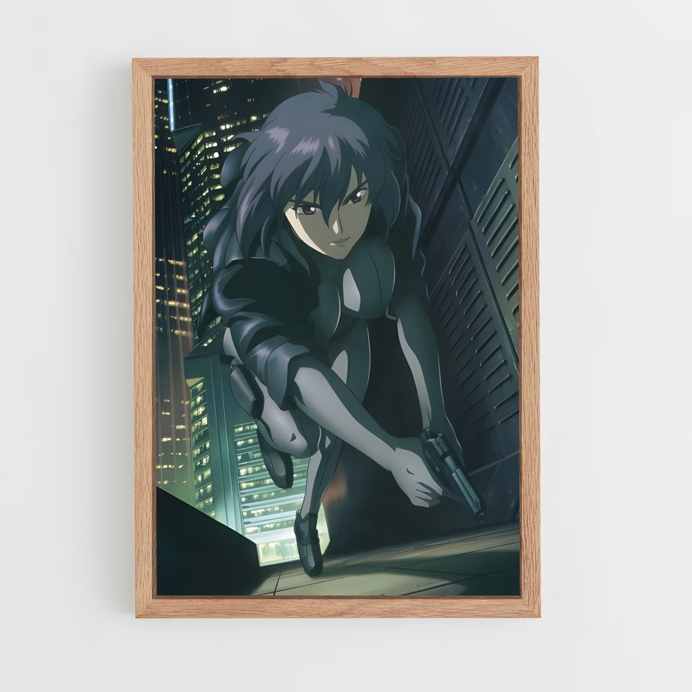 ap-motoko kusanagi-15 cadre Bois clair