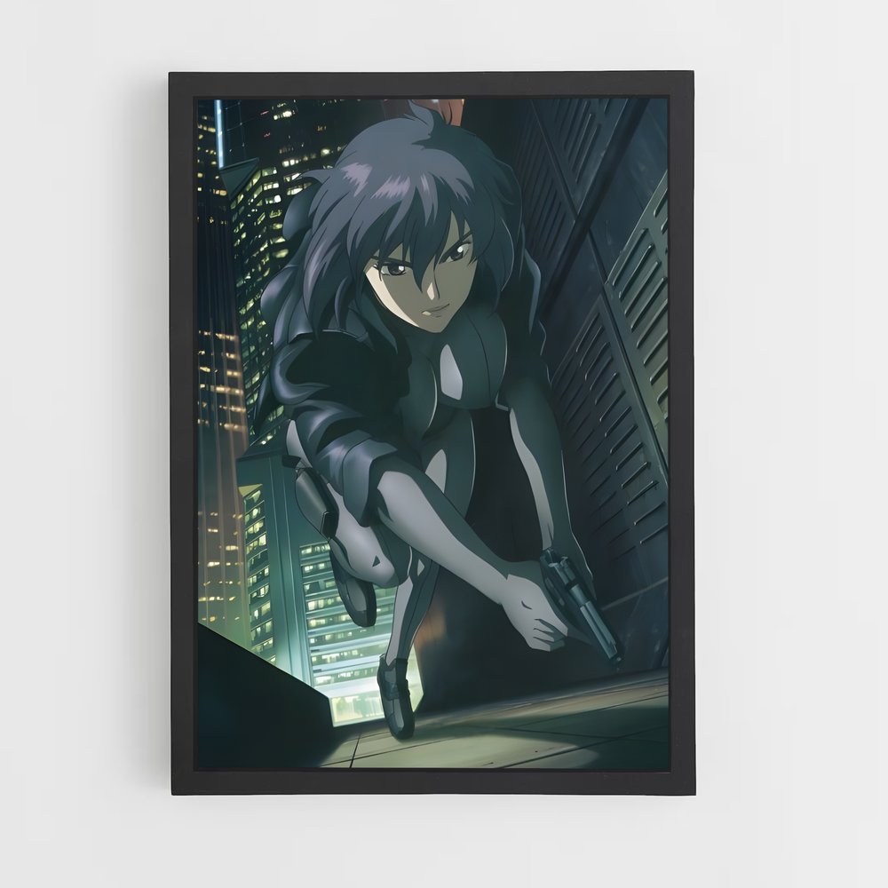 ap-motoko kusanagi-15 cadre Noir