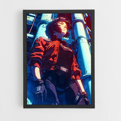 ap-motoko kusanagi-2 cadre Noir