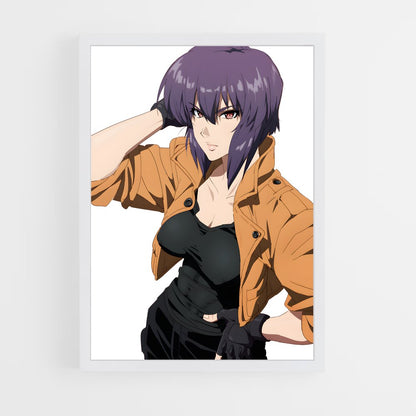 ap-motoko kusanagi-3 cadre Blanc