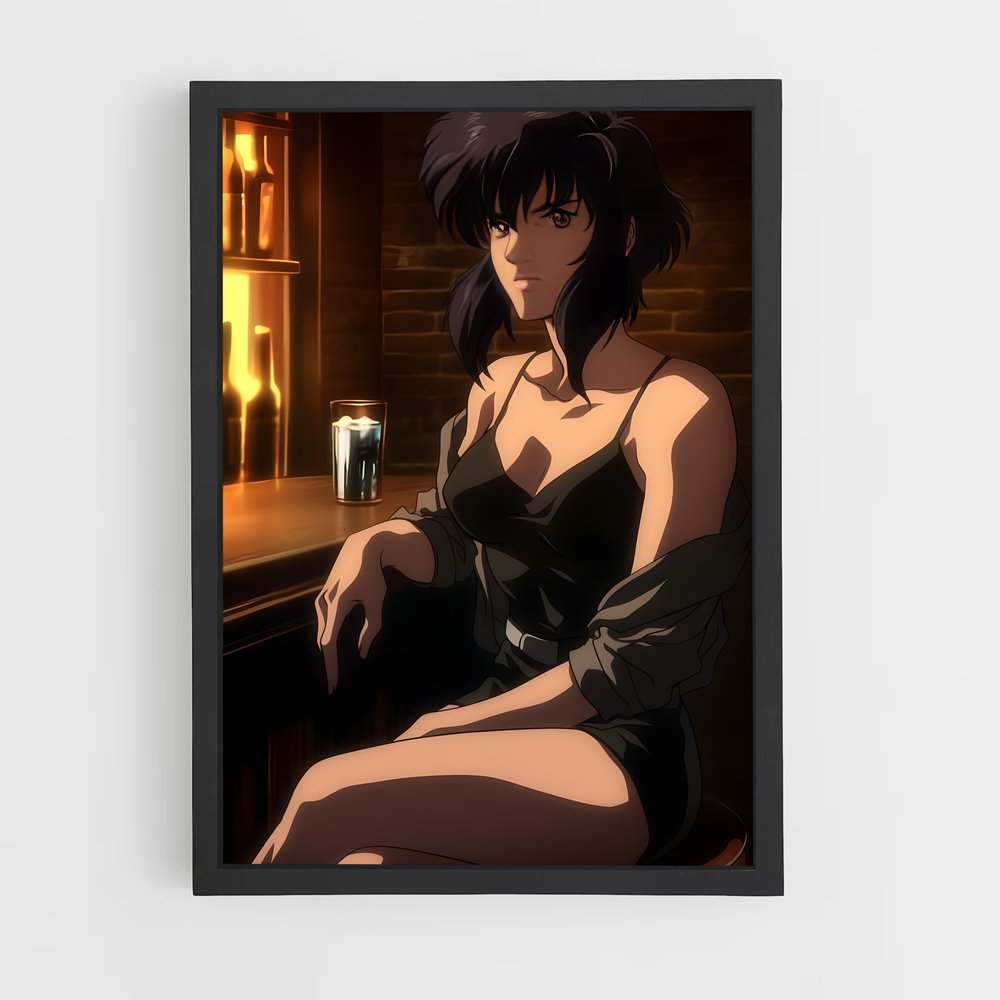 ap-motoko kusanagi-8 cadre Noir