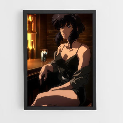 ap-motoko kusanagi-8 cadre Noir
