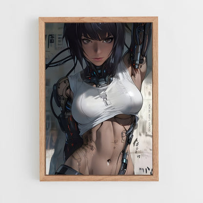 ap-motoko kusanagi-9 cadre Bois clair