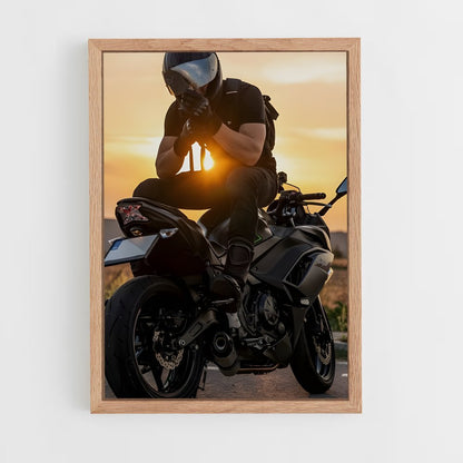ap-motorcycle cop-5 cadre Bois clair
