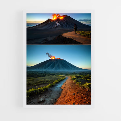 ap-mount yasur volcano-1 cadre Blanc