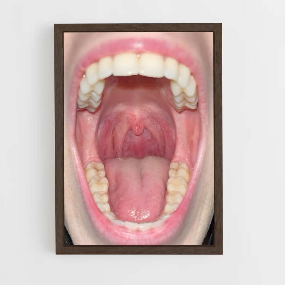 ap-mouth-1 cadre Bois foncé