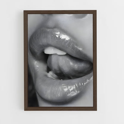 ap-mouth-2 cadre Bois foncé