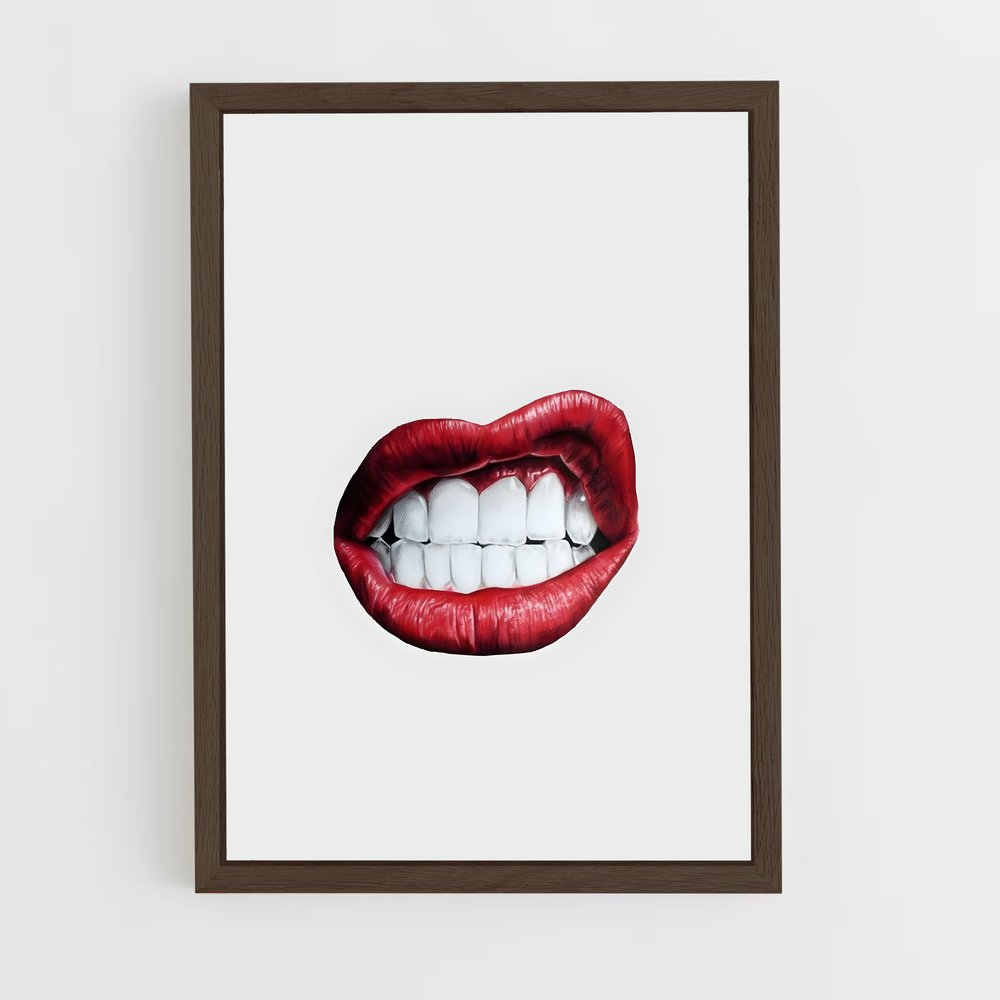 ap-mouth-5 cadre Bois foncé