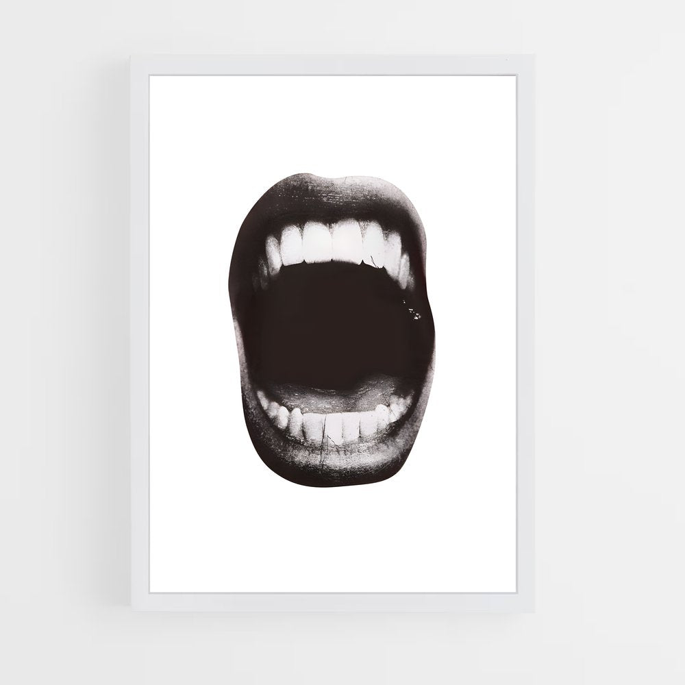 ap-mouth-6 cadre Blanc