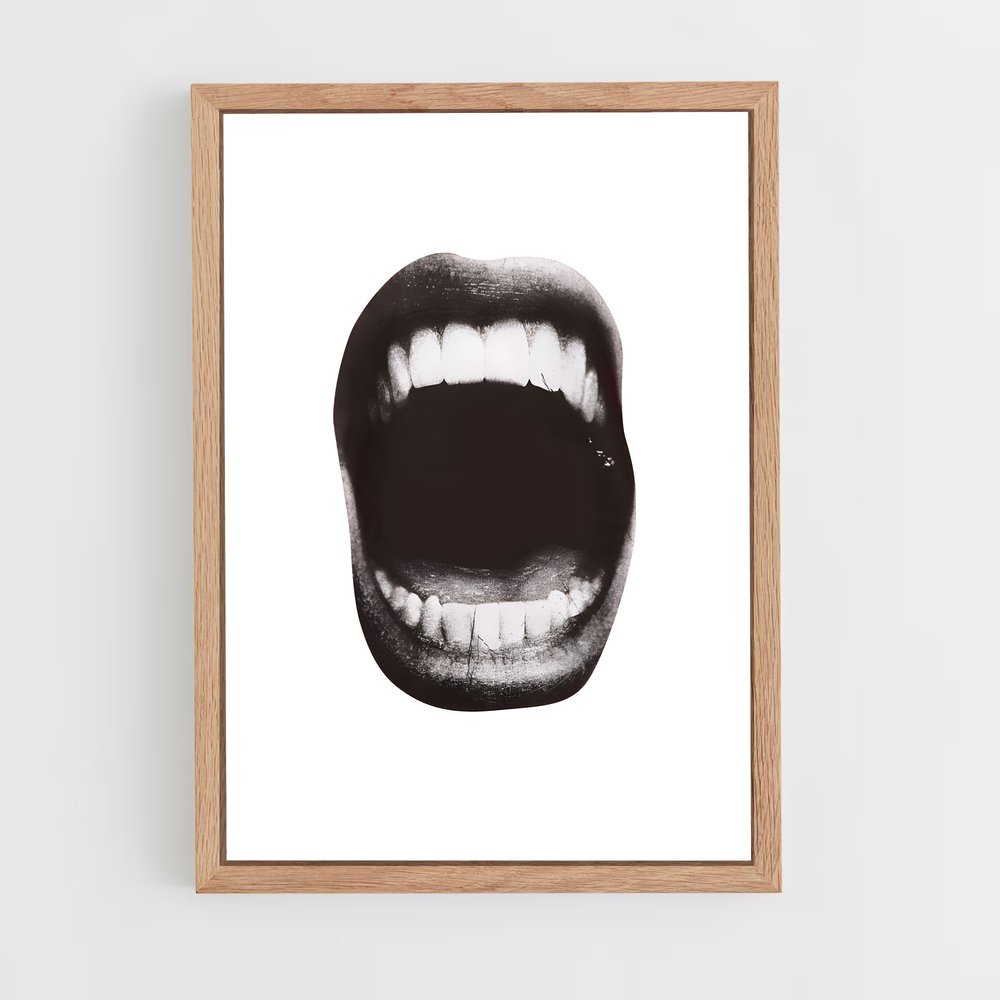 ap-mouth-6 cadre Bois clair
