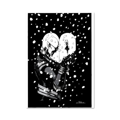 Poster Frosted Embrace