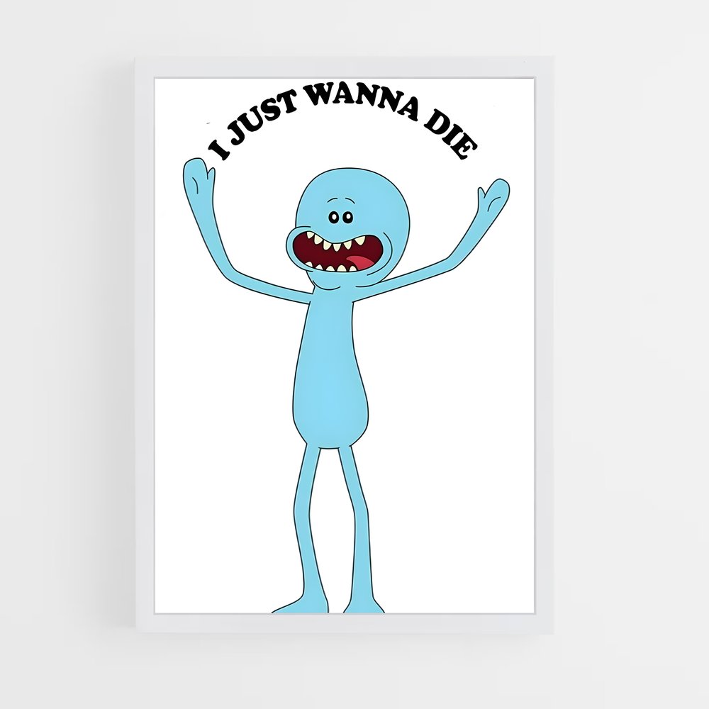 ap-mr meeseeks-1 cadre Blanc