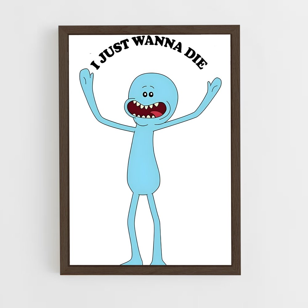 ap-mr meeseeks-1 cadre Bois foncé