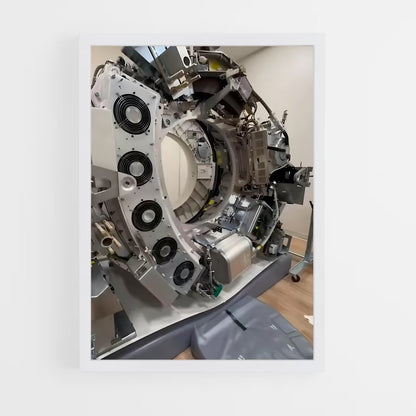 ap-mri machine-1 cadre Blanc
