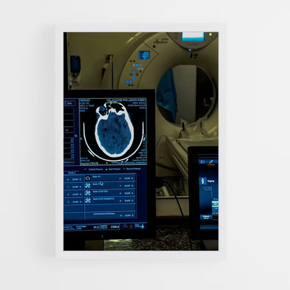 ap-mri machine-2 cadre Blanc