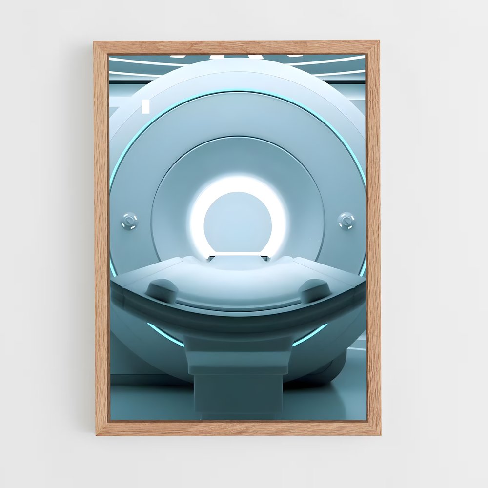 ap-mri machine-3 cadre Bois clair