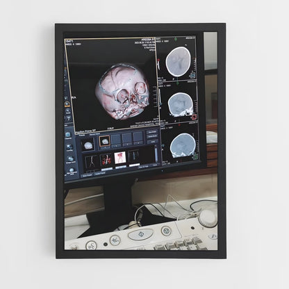 ap-mri machine-4 cadre Noir