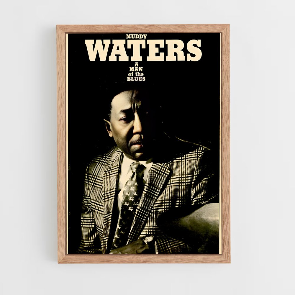 ap-muddy waters-1 cadre Bois clair