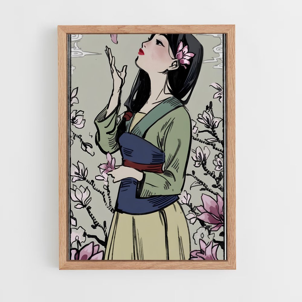 ap-mulan-1 cadre Bois clair
