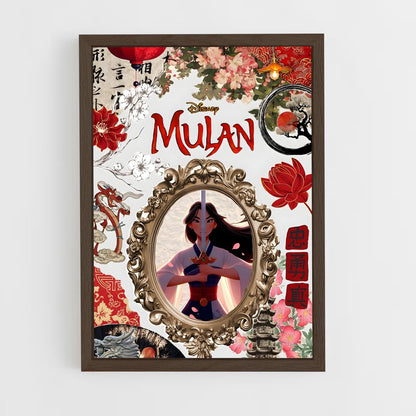 ap-mulan-3 cadre Bois foncé
