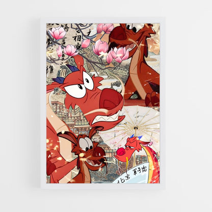 ap-mushu-3 cadre Blanc