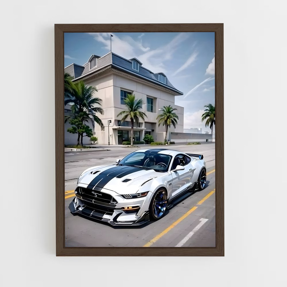 ap-mustang gt500-5 cadre Bois foncé