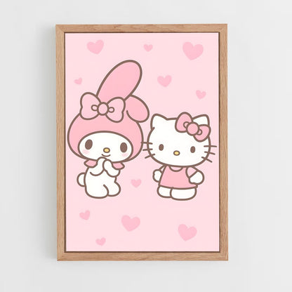 ap-my melody-1 cadre Bois clair