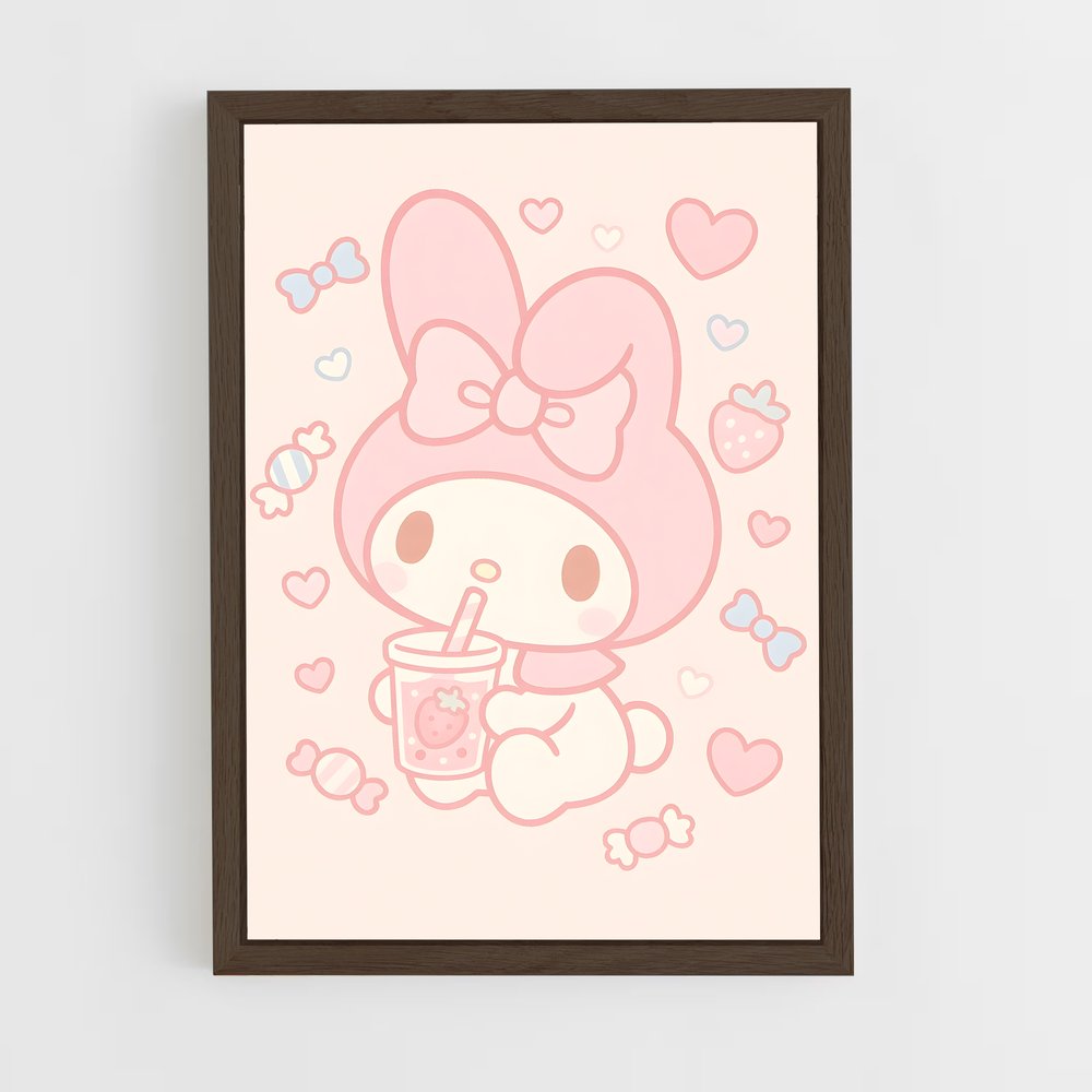 ap-my melody-2 cadre Bois foncé