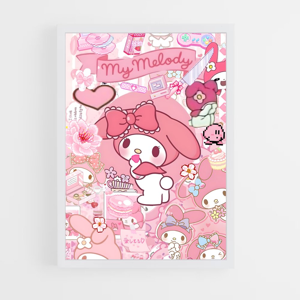 ap-my melody-3 cadre Blanc