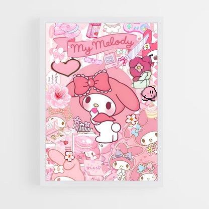 ap-my melody-3 cadre Blanc